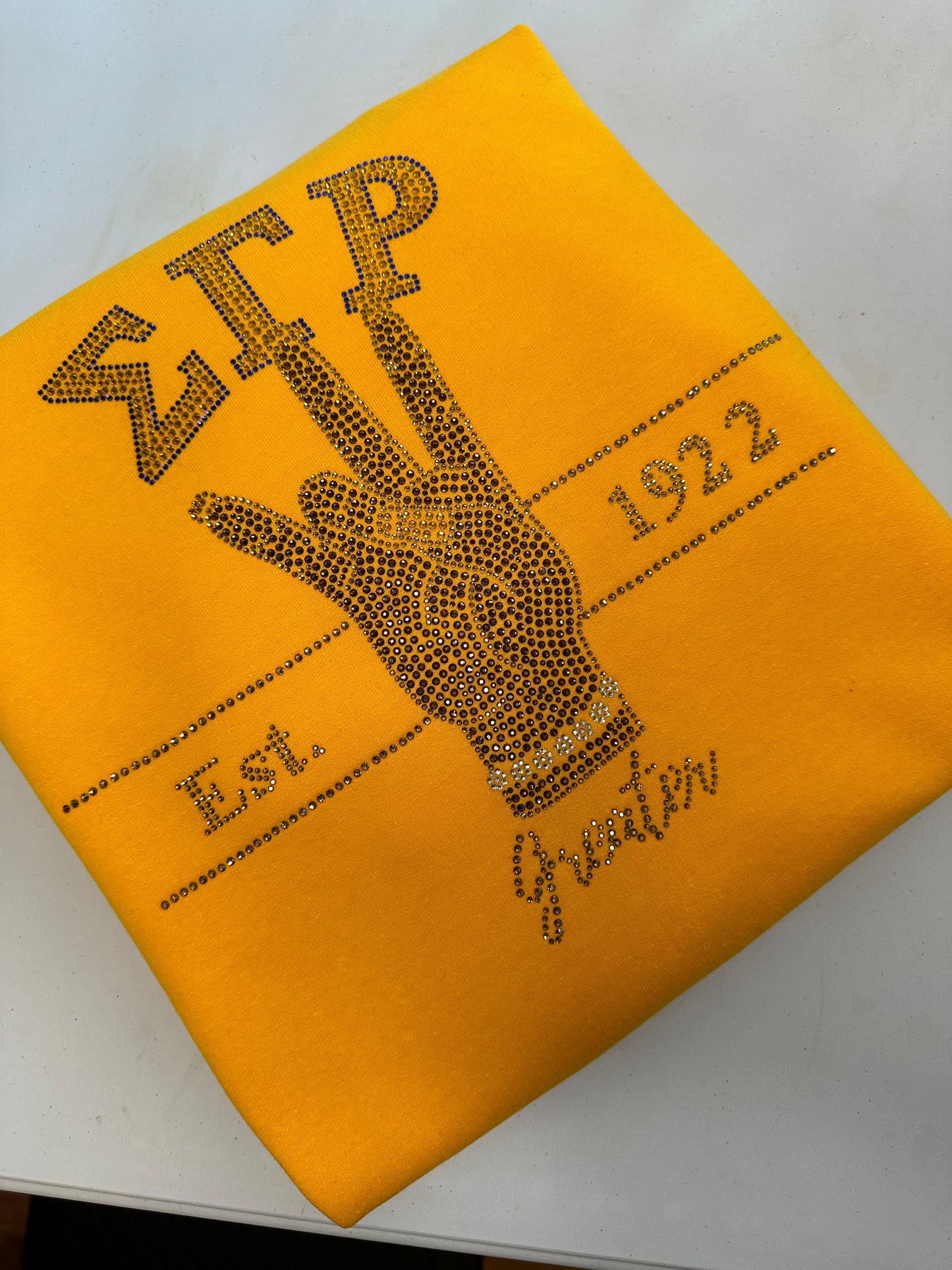 Greater SGRho Rhinestone Sweatshirt
