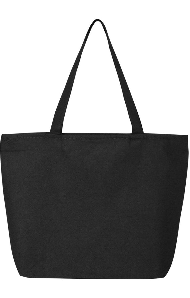 Rhinestone Bling SGrho Zippered Tote