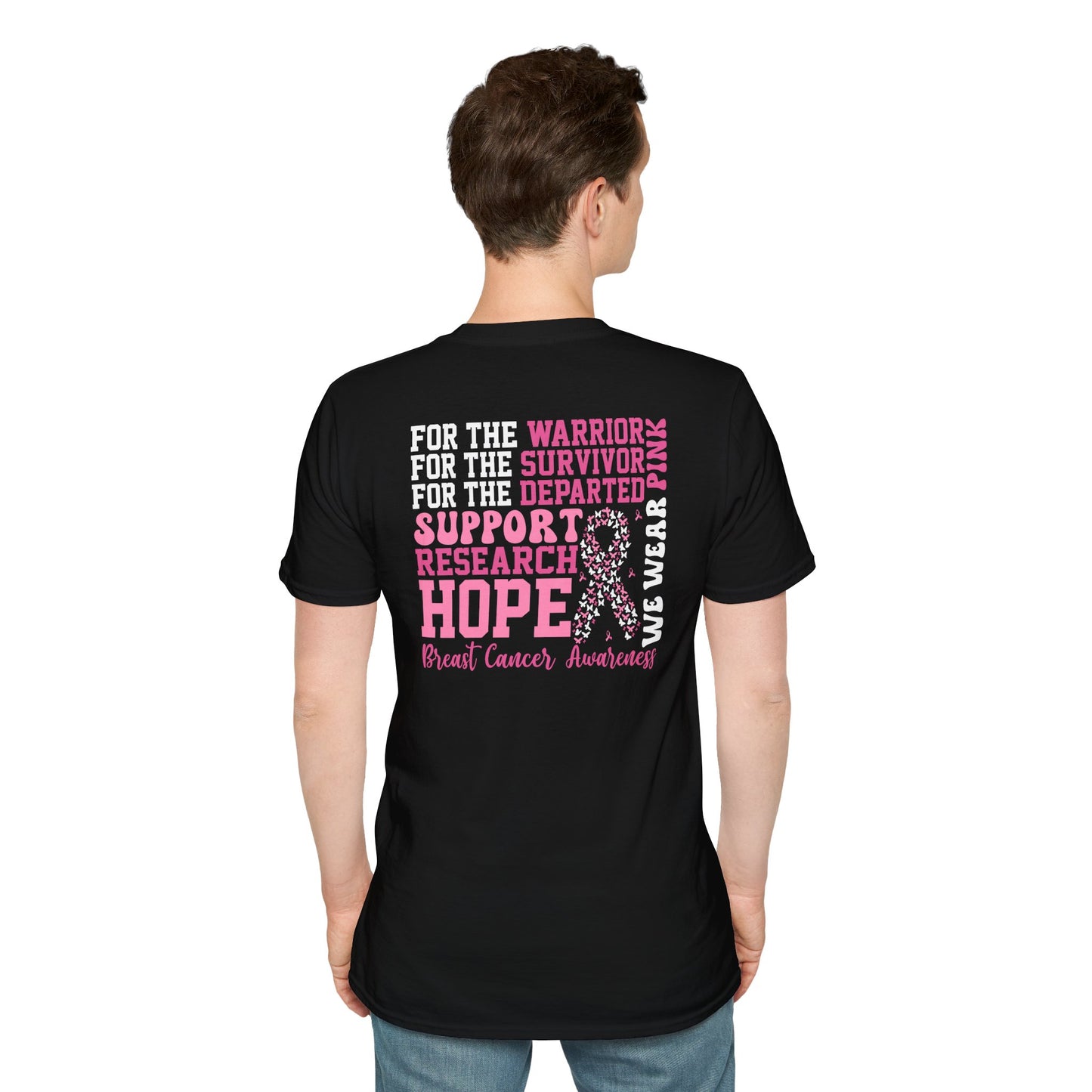 Unisex Graphic Tee | “We Wear Pink” Breast Cancer Awareness Shirt