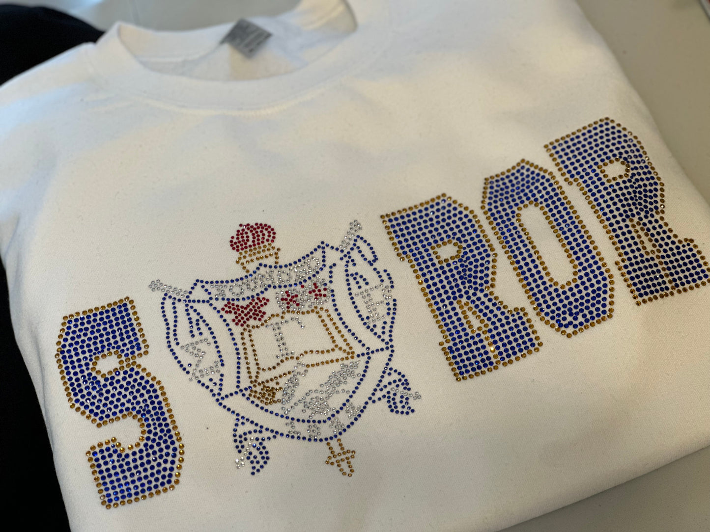 Soror SGRho Rhinestone Sweatshirt