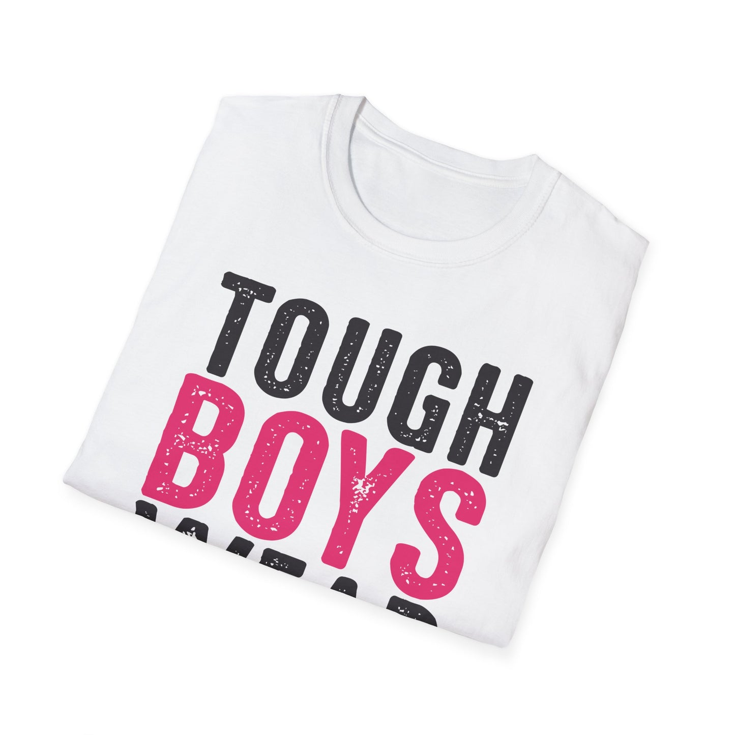 Unisex Graphic Tee | “Tough Boys Wear Pink” Breast Cancer Awareness Shirt