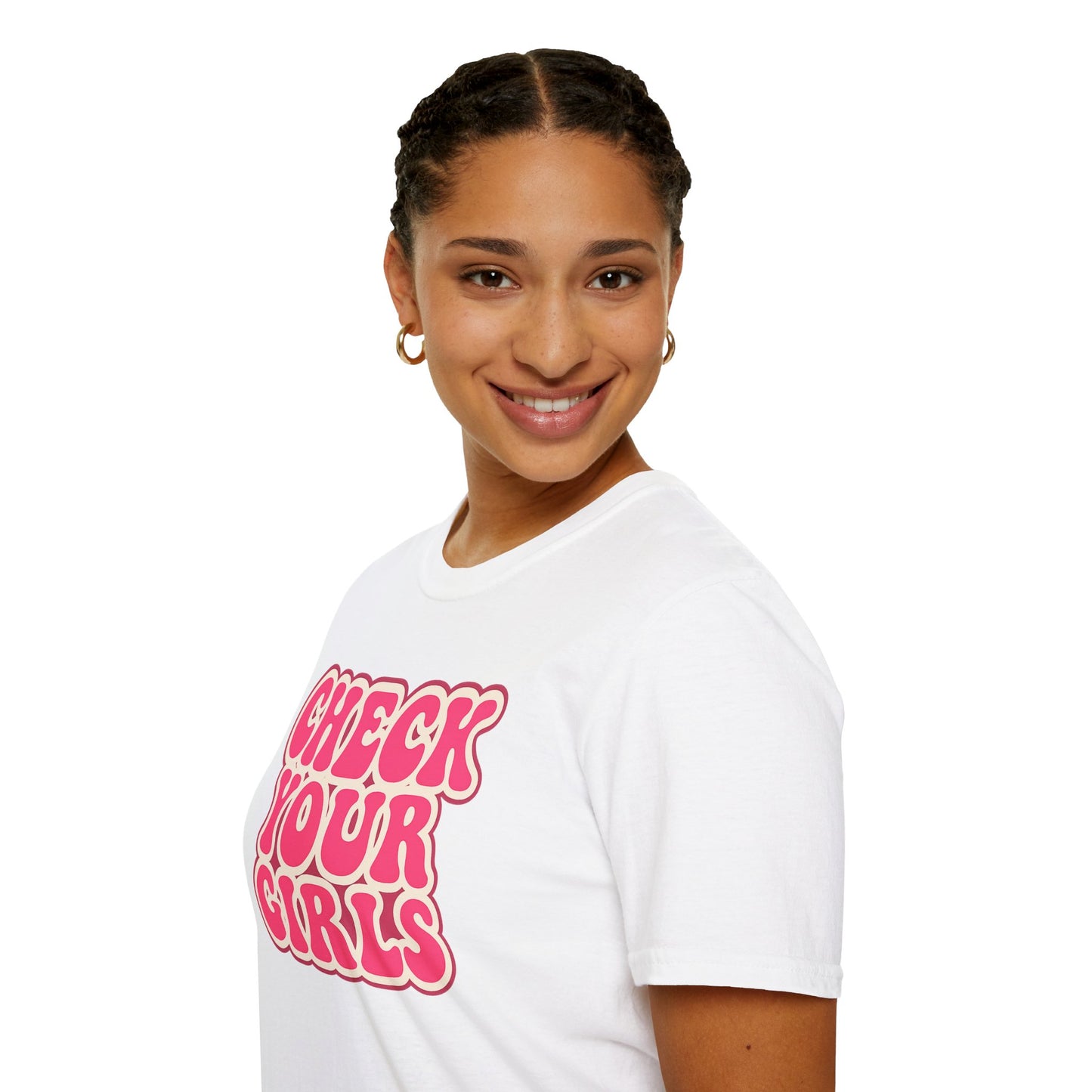 Unisex Graphic Tee | “Check Your Girls” Breast Cancer Awareness Shirt
