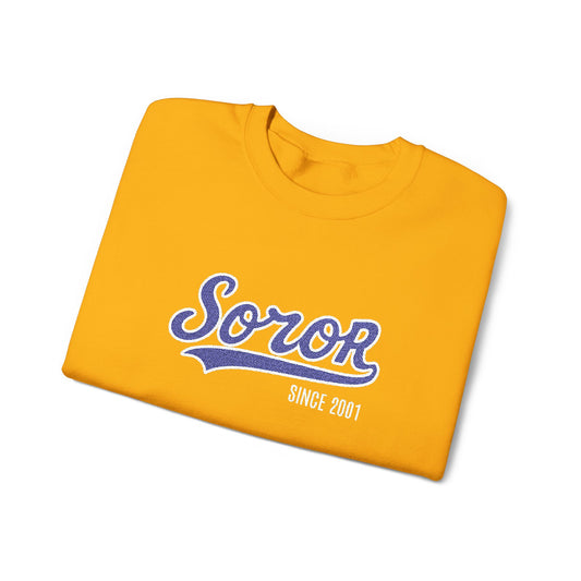 SOROR Year Sweatshirt | Custom “Since” Year | Embroidered