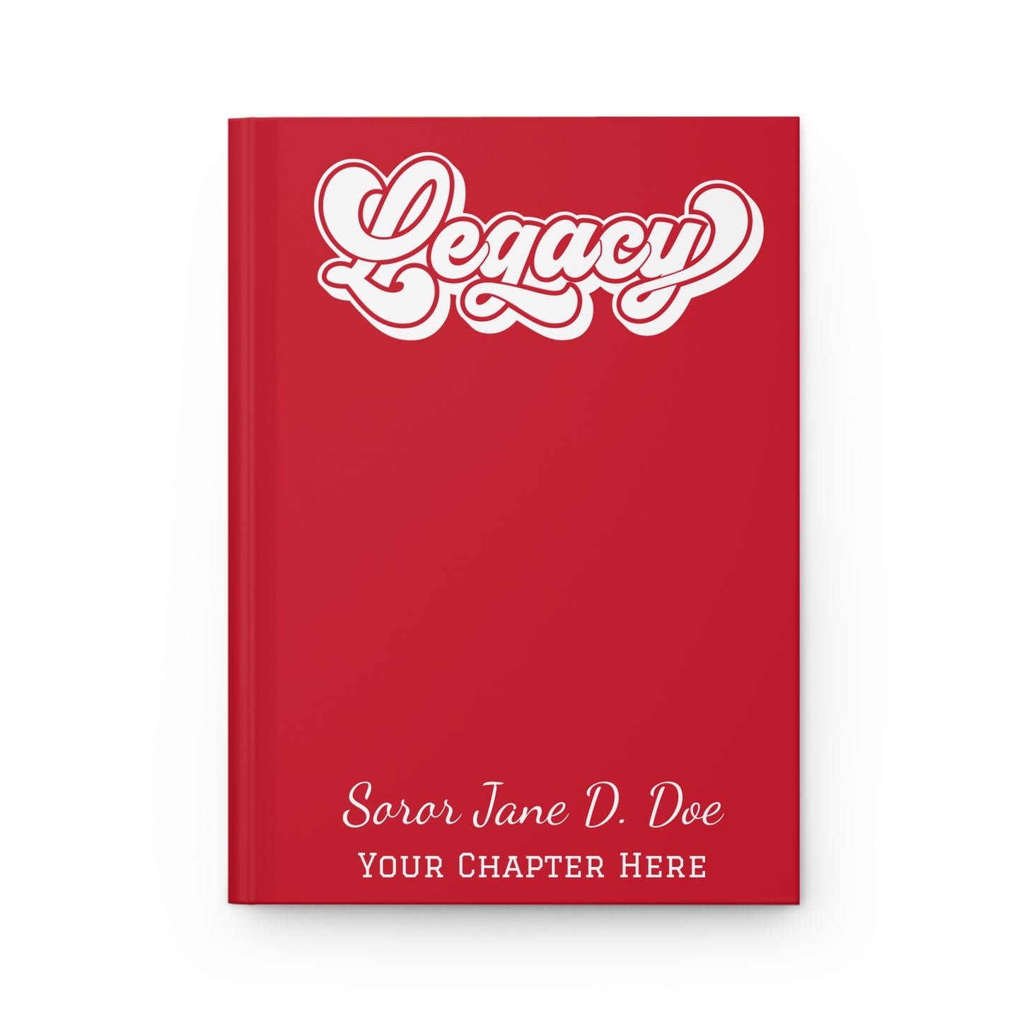 Personalized Hardcover Journal | Custom Name or Text | 150 Lined Pages | Matte Finish
