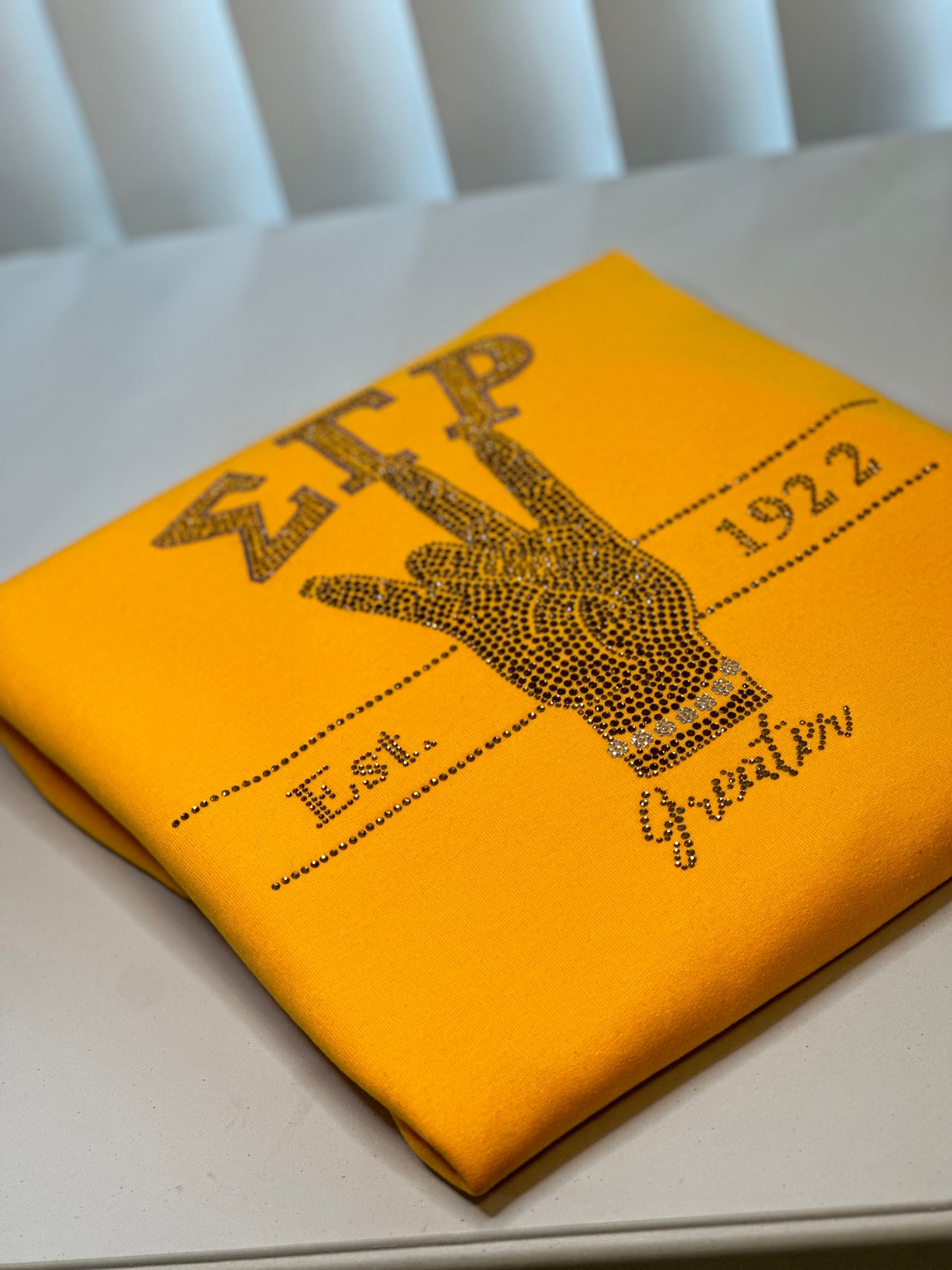 Greater SGRho Rhinestone Sweatshirt