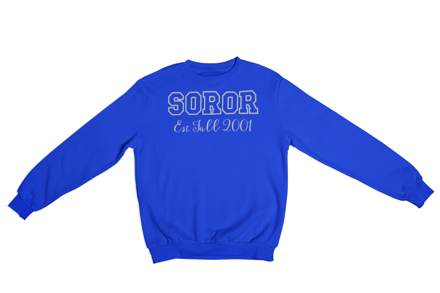 Personalized SOROR Embroidered Crewneck Sweatshirt