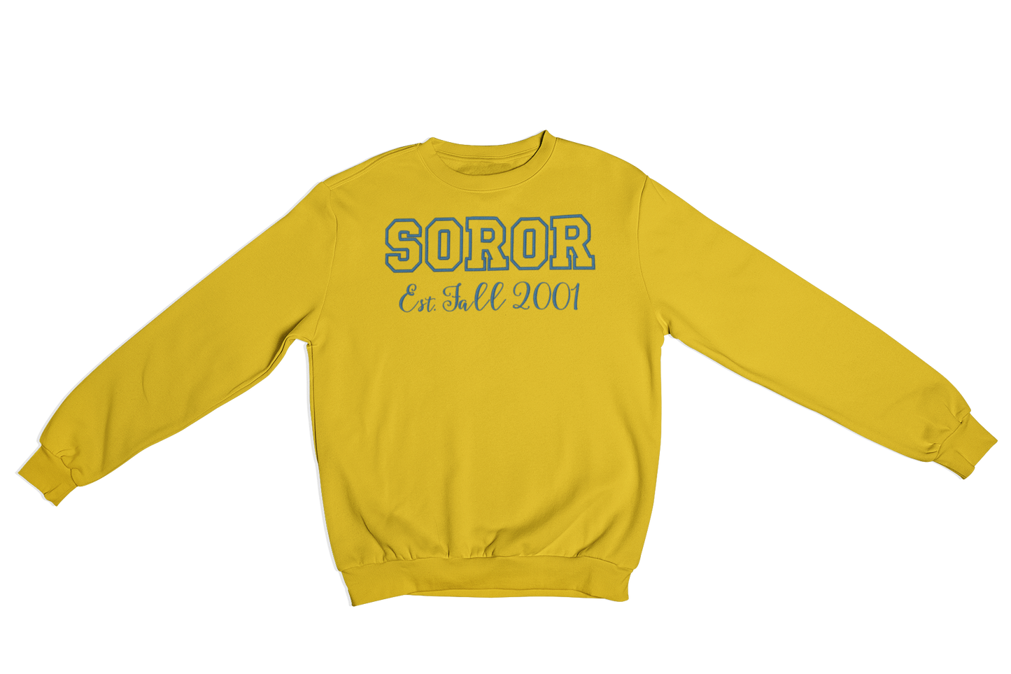 Personalized SOROR Embroidered Crewneck Sweatshirt