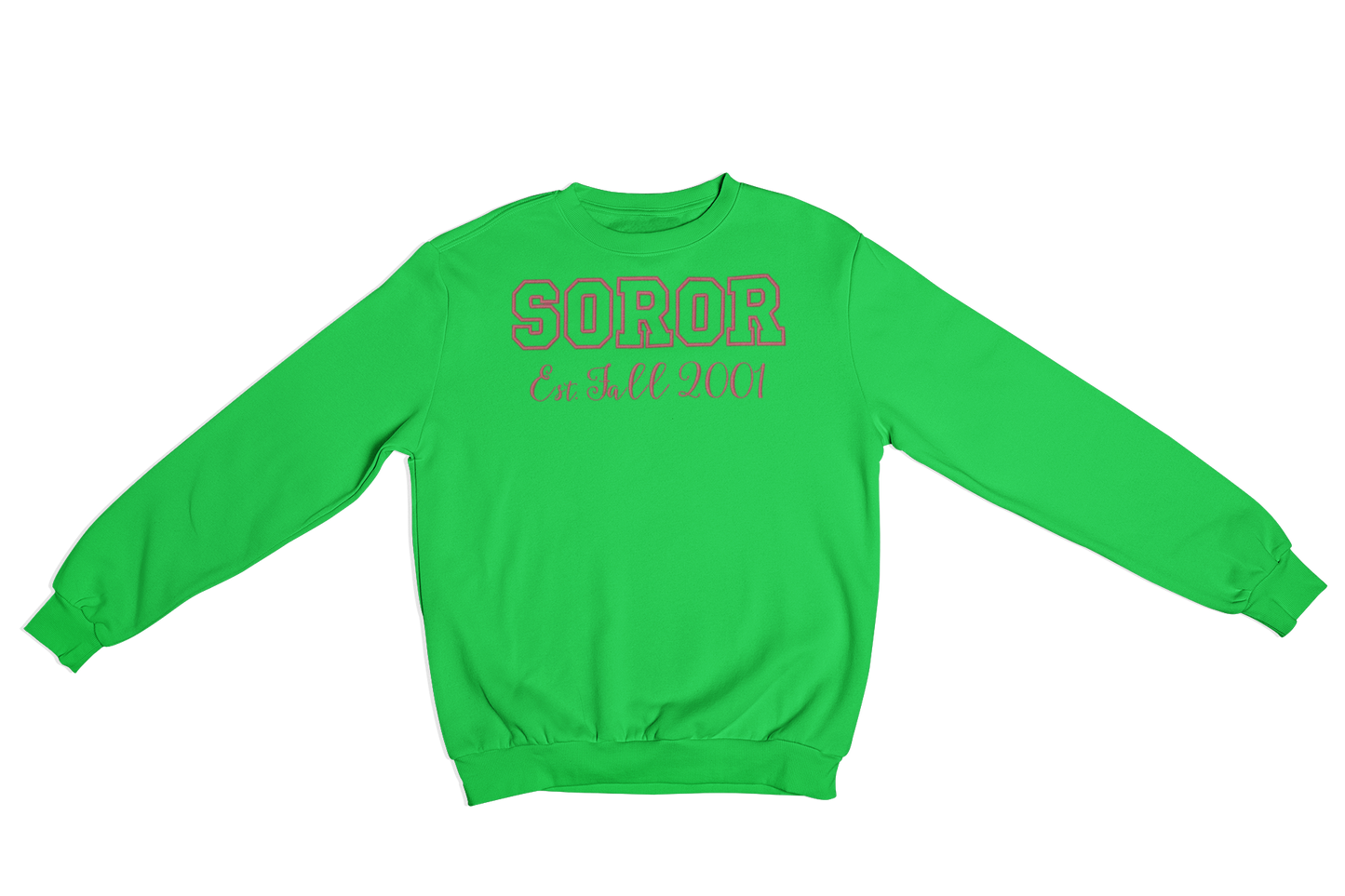 Personalized SOROR Embroidered Crewneck Sweatshirt
