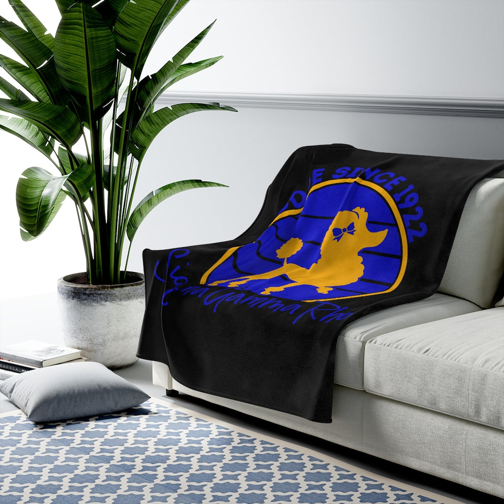 Sigma Gamma Rho - Dope Since 1922 Velveteen Plush Blanket