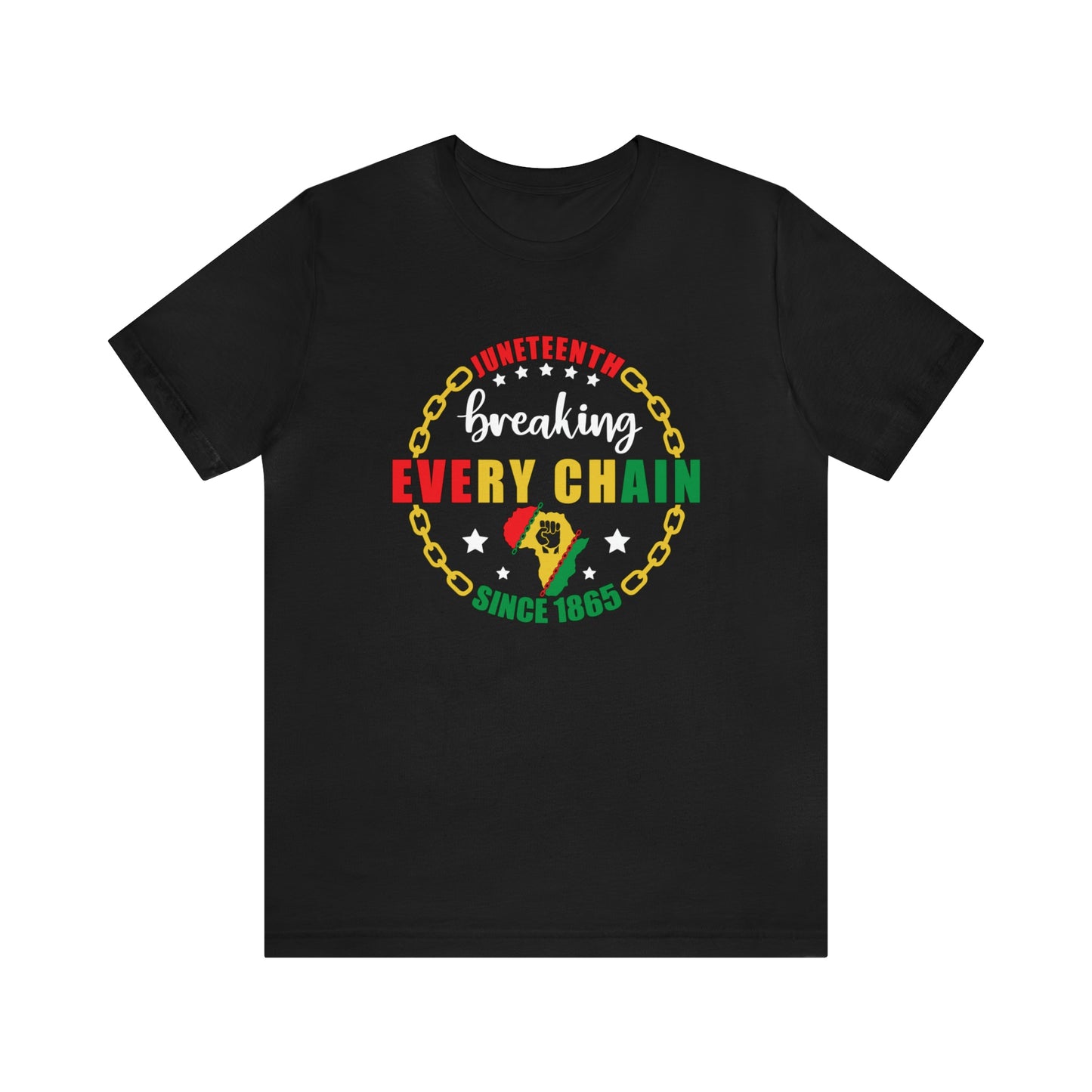Broken Chains Juneteenth Unisex Tee - FREE SHIPPING