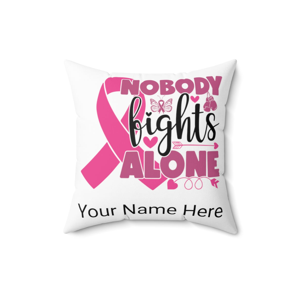 Custom Faux Suede Square Pillow