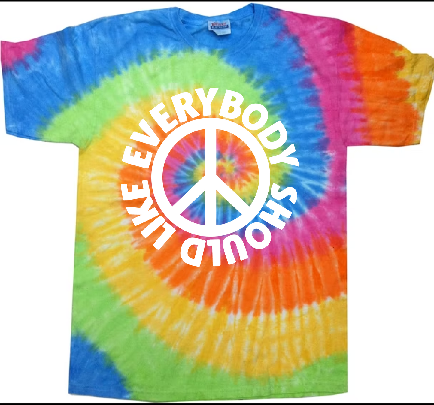 Everybody Should Like Everybody Peace Statement Tee