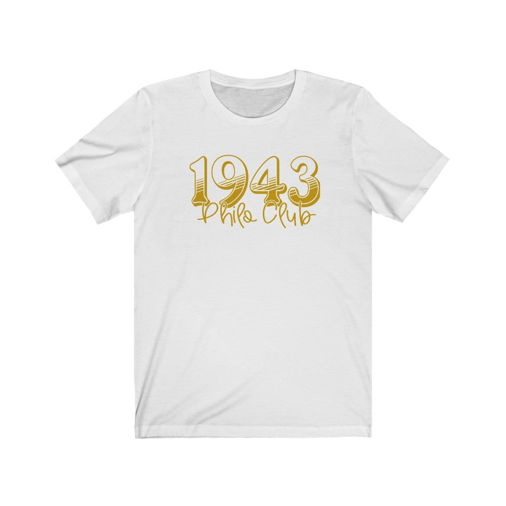 Philo Year Unisex Jersey Short Sleeve Tee