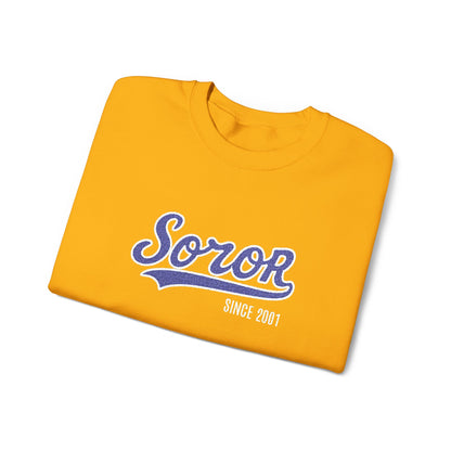 SOROR Year Sweatshirt | Custom “Since” Year | Embroidered