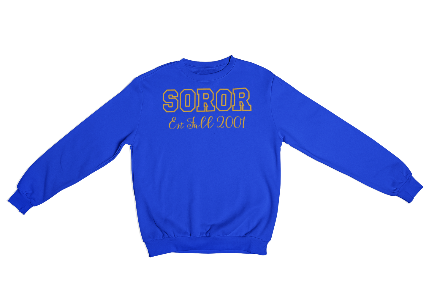 Personalized SOROR Embroidered Crewneck Sweatshirt