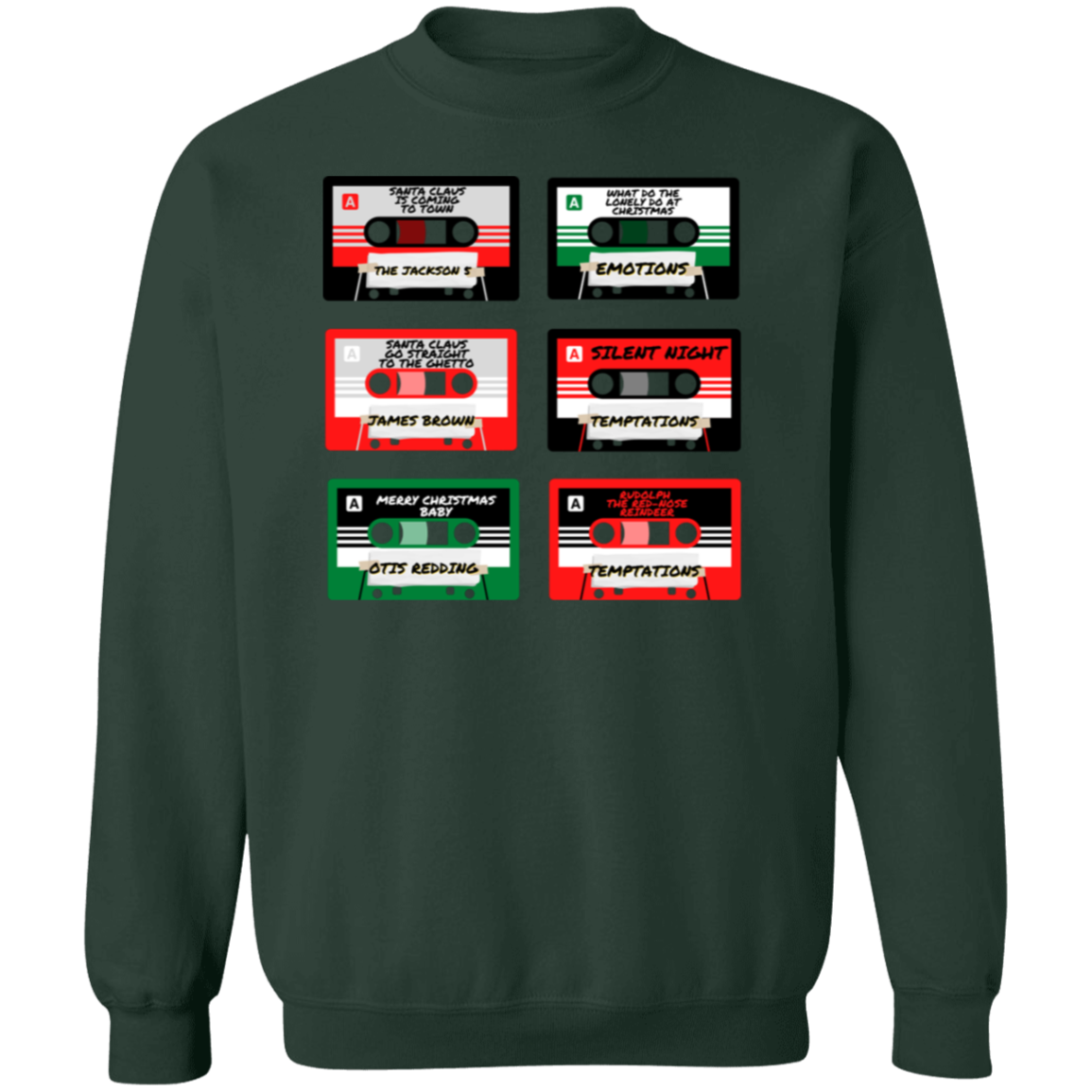 Classic Holiday Mixtape Hoodie & Sweatshirt – Vintage-Inspired Christmas Music Lovers Gift