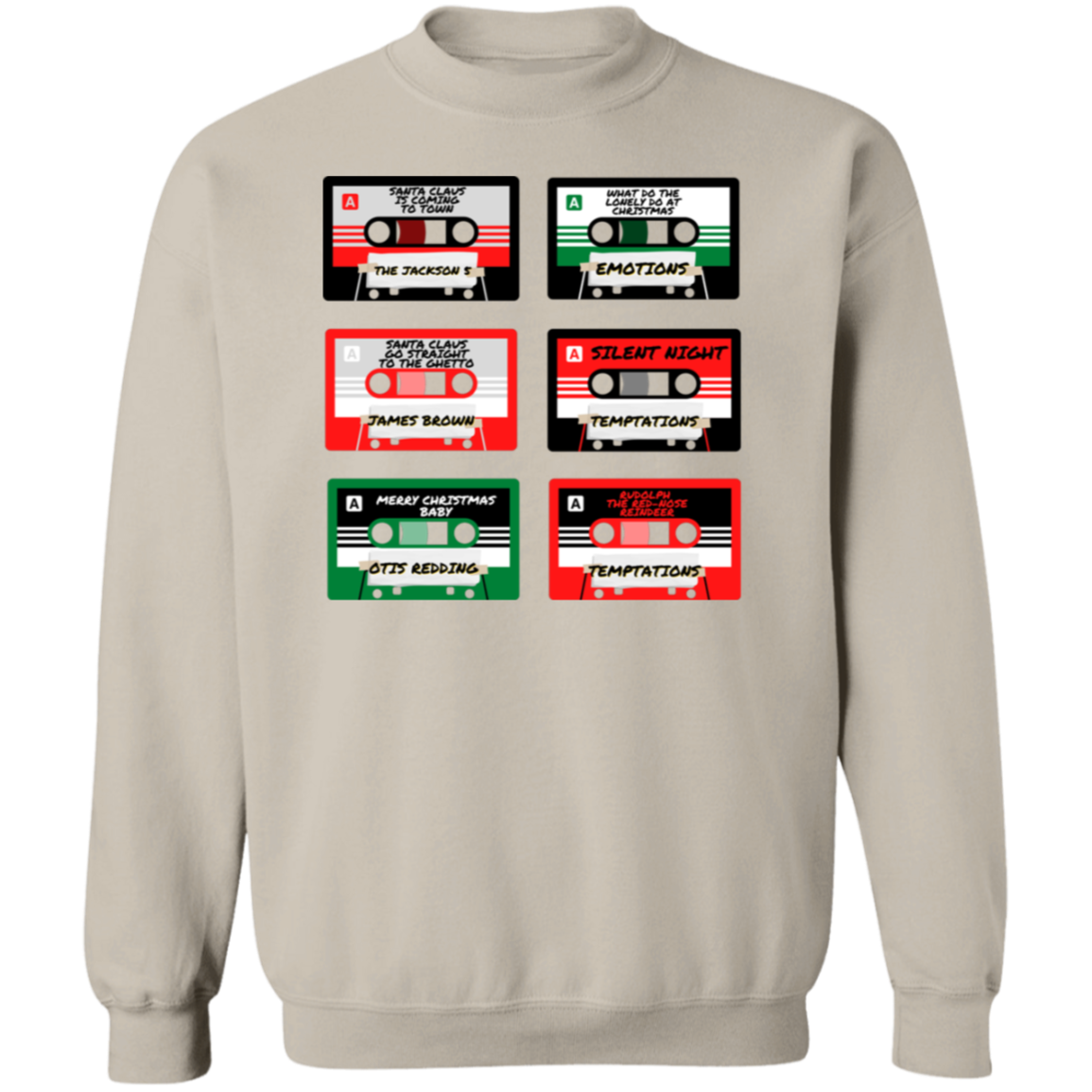 Classic Holiday Mixtape Hoodie & Sweatshirt – Vintage-Inspired Christmas Music Lovers Gift