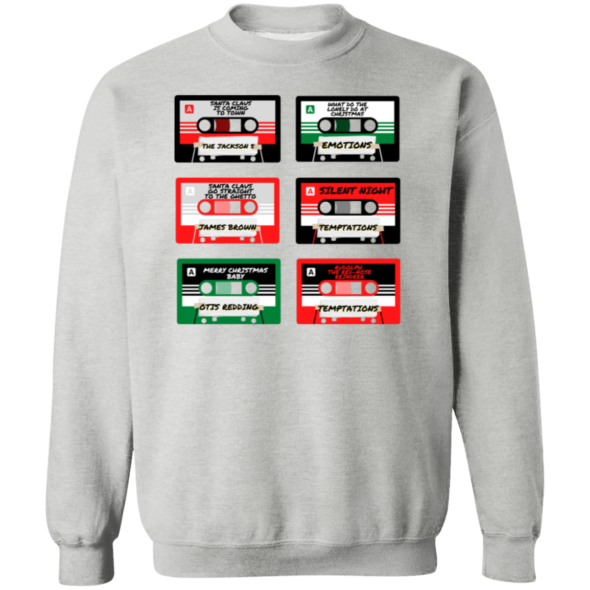 Classic Holiday Mixtape Hoodie & Sweatshirt – Vintage-Inspired Christmas Music Lovers Gift