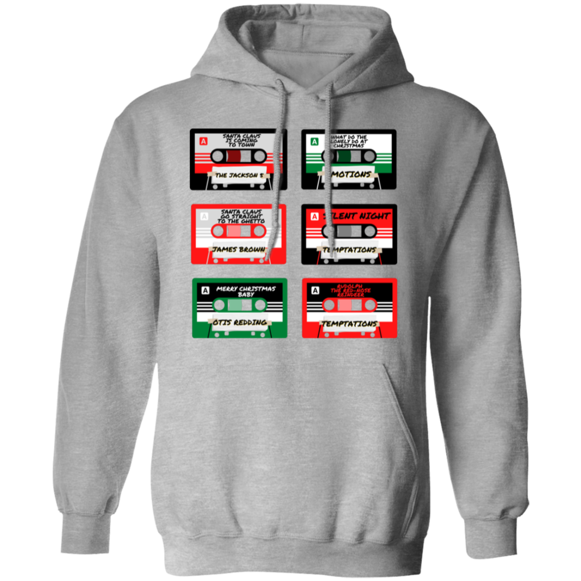 Classic Holiday Mixtape Hoodie & Sweatshirt – Vintage-Inspired Christmas Music Lovers Gift