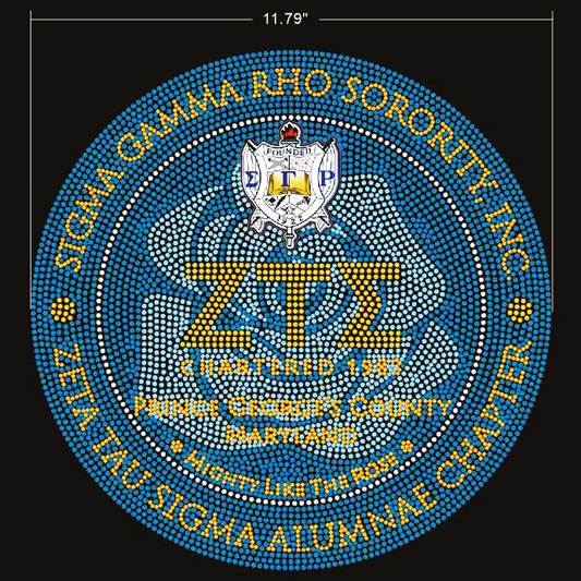 Zeta Tau Sigma Rhinestone Bling Tee/Sweatshirt