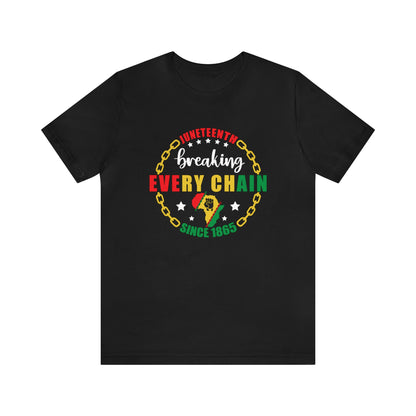 Broken Chains Juneteenth Unisex Tee -  FREE SHIPPING
