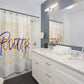 Pretty Poodle Sigma Gamma Rho Shower Curtain