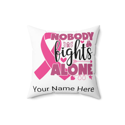 Custom Faux Suede Square Pillow