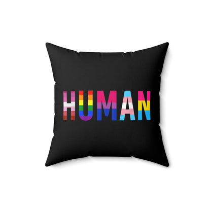 I'm HUMAN Faux Suede #PRIDE Pillow