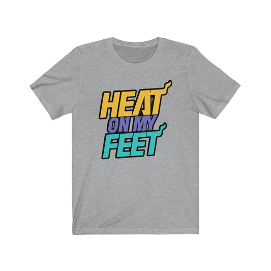Heat on My Feet Sneaker Addict Unisex Tee