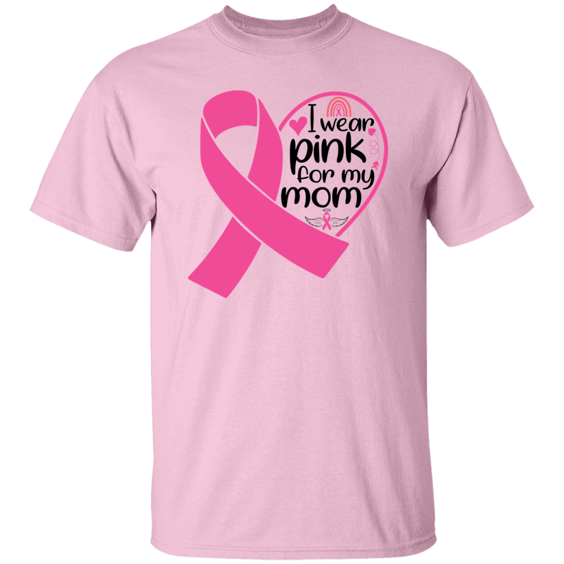 I Wear Pink For My Mom Unisex T-Shirt