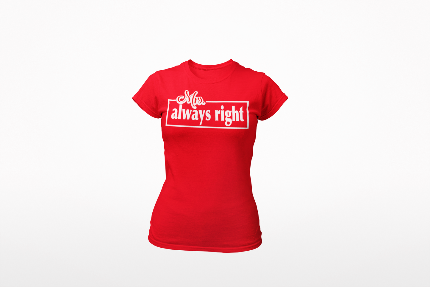 Mrs. Always Right Couples Tee