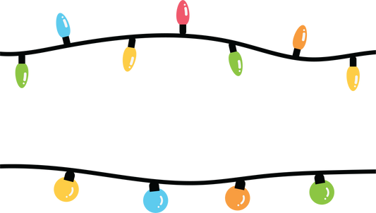 Multi Color Light String - DIGITAL FILE