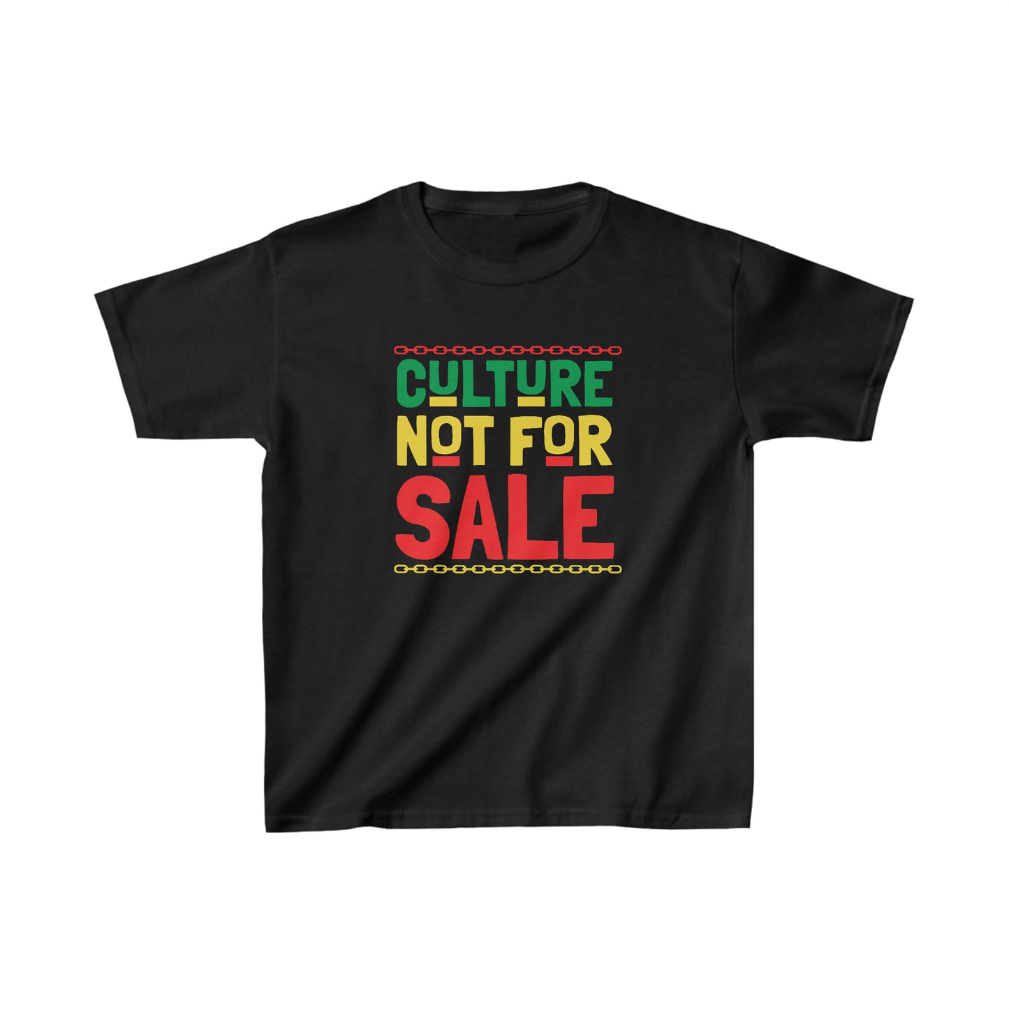 Culture Not For Sale Juneteenth Kids Tee -  FREE SHIPPING